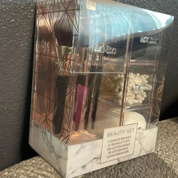 Beauty set acrylic clear tinted organizer (thinks-pace) - Picture 4 of 7